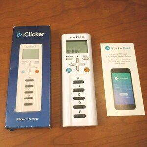 iClicker 2‎ Student Classroom Response RLR14 Remote Control 2nd Edition / TESTED